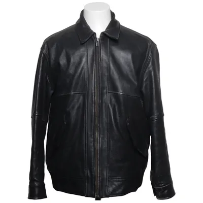 Leather jacket (Black) from Cottonfield Cotton, Leather, Polyester