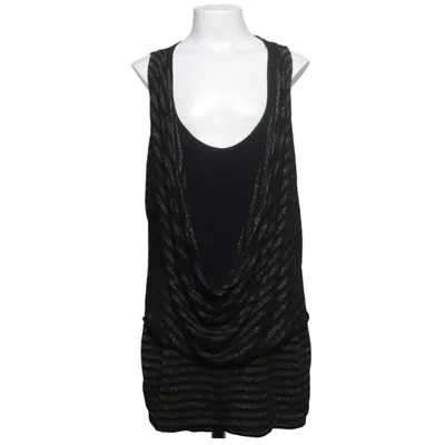 Top (Black, Gold) from Evie Elastane, Metallic fiber, Polyamide, Viscose