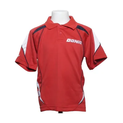 Pikétröja (Röd, Vit) från Donic Polyester