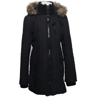 Parkas (Grå) från Desires Polyester, Ull