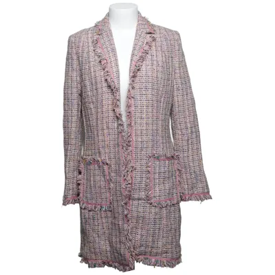 Coat (Pink, Multicolored) from Helium Cotton, Polyester, Viscose, Wool