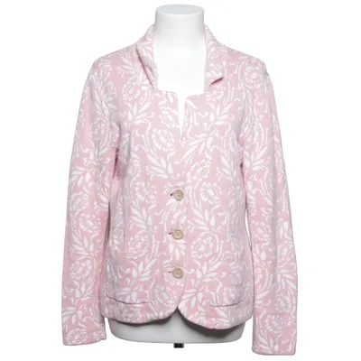 Cardigan (Pink, Hvid) fra Rosebud Bomuld