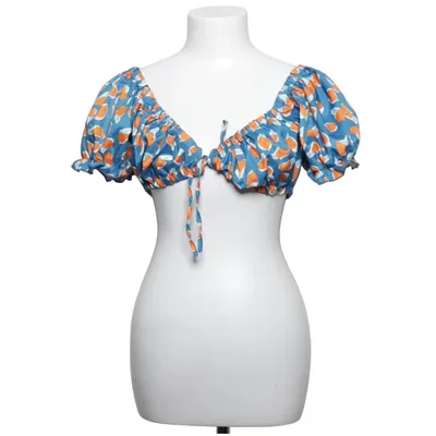 Crop top (Blå, Orange, Flerfarvet) fra Kollyy Elastan, Polyester