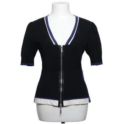 Cardigan (Black, Blue, White) from Karen Millen Elastane, Polyamide, Polyester, Viscose