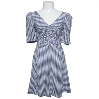 Klänning (Blå, Vit) från STAUD Bomull, Elastan, Polyester