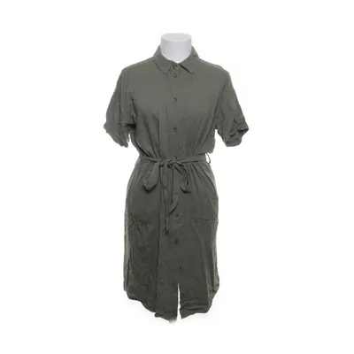 Skjortklänning (Grön) från Pieces Linne, Viskos