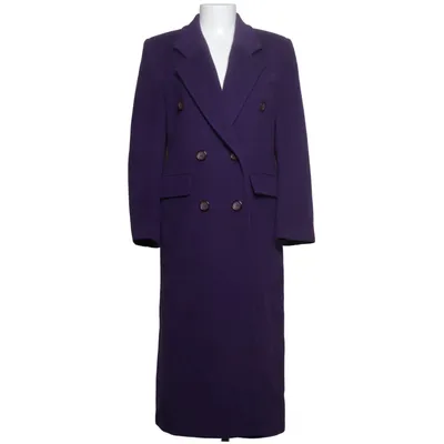 Coat (Purple) from Jean Claude Polyamide, Wool