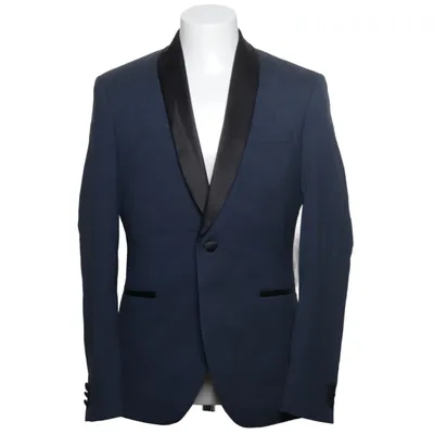 Veste de smoking (Bleu) de Isaac Dewhirst Élasthane, Polyester, Viscose
