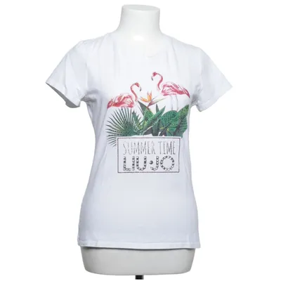 T-shirt (Hvid, Flerfarvet) fra Liu Jo Bomuld, Elastan