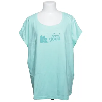 T-shirt (Turkis) fra Feel Good Bomuld, Polyester