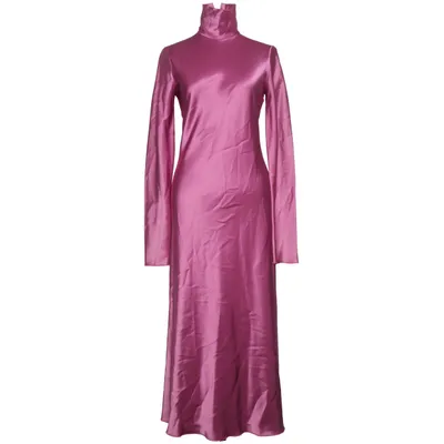 Robe à col roulé (Rose) de Nanushka Acétate, Polyester