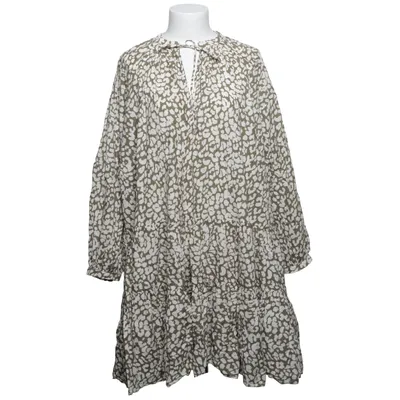 Dress (Brown, White) from Love Stories x H&M Cotton