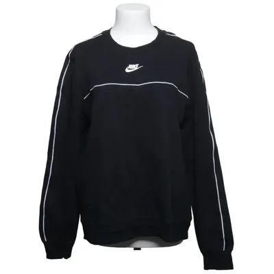 Sweatshirt (Noir, Blanc) de Nike Coton, Polyester