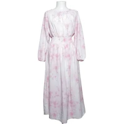 Maxi dress (Pink, White) from NA-KD Polyester