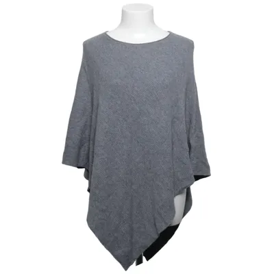 Poncho (Gray) from Holly & Whyte by Lindex Acrylic, Cotton, Polyamide, Viscose, Wool