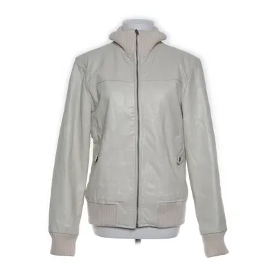 Läderjacka (Beige) från VILA Skinn, Polyester