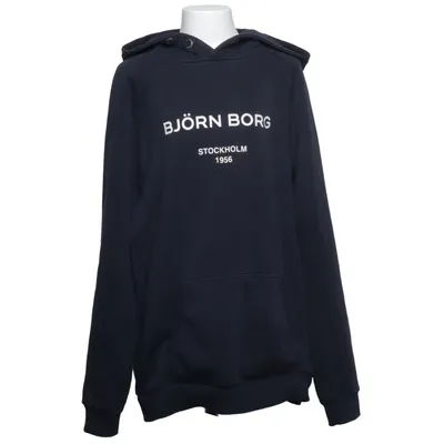 Huvtröja (Blå) från Björn Borg Bomull, Återvunnen polyester