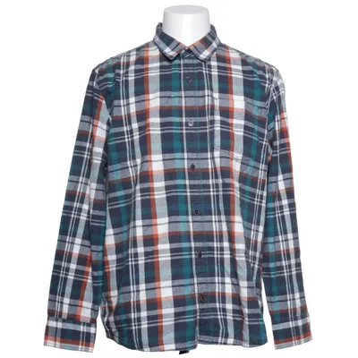 Flanellen overhemd (Blauw, Wit, Meerkleurig) van Fatface Katoen