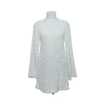 Kjole (Hvid) fra H&M Trend Polyester, Elastan