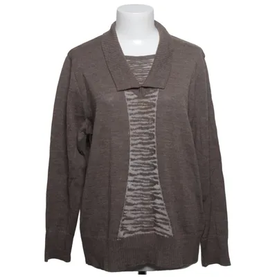 Sweater (Brown) from Di-Strick Acrylic, Merino wool