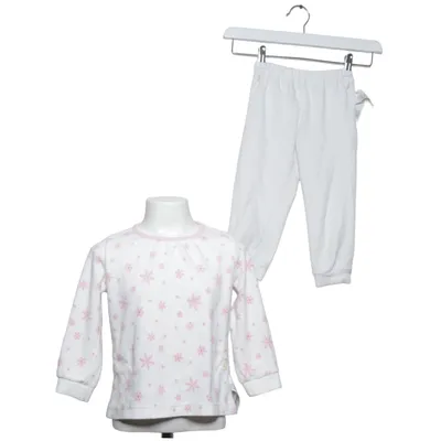Pyjama (Blanc, Rose) de Uniqlo Baby Coton, Élasthane, Polyester