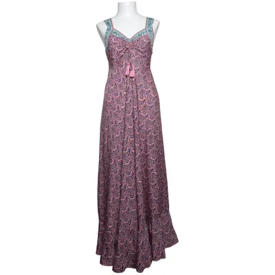 Robe longue (Rose, Bleu, Multicolore) de Tie Rack Polyester, Soie