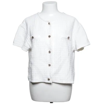 Cardigan (Hvid) fra H&M Akryl, Bomuld