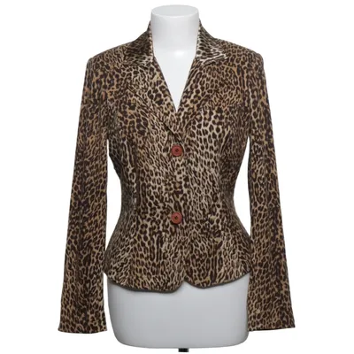 Blazer (Marron, Noir) de Sandro Ferrone Élasthane, Viscose