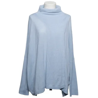 Rollkragenpullover (Blau) von Isay Acryl, Merinowolle