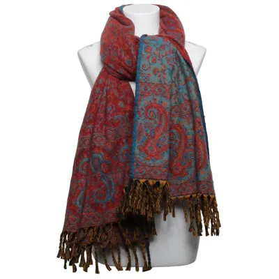 Écharpe (Bleu, Rouge, Jaune) Laine