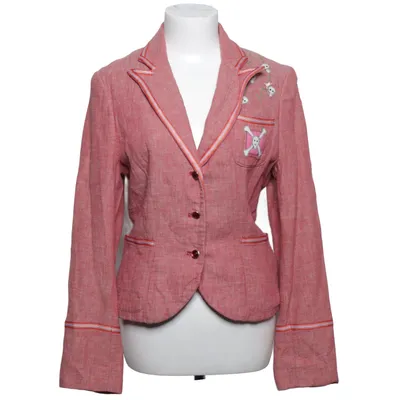 Kavaj (Röd, Rosa) från S'nob by Sans Noblesse Bomull, Linne, Polyester