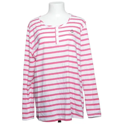 Långärmad t-shirt (Rosa, Vit) från Navigator Bomull