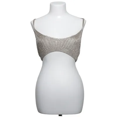 Crop top (Guldfärgad) från Sorelle UK Metallfiber, Viskos