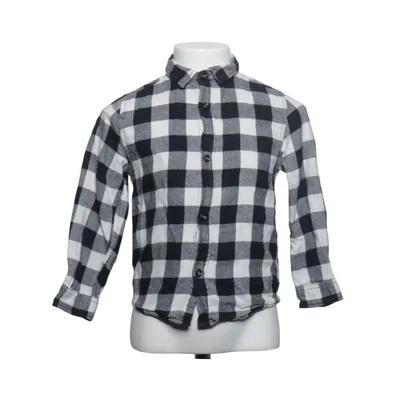 Flanellen overhemd (Zwart, Wit) van Zara Boys Katoen