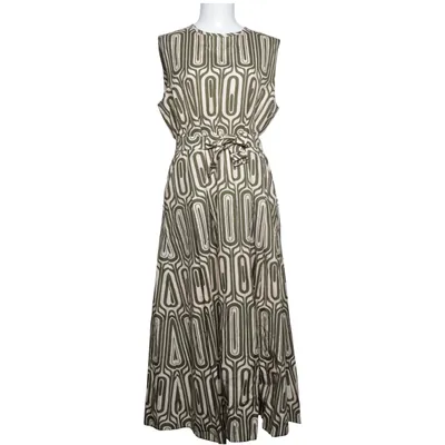 Robe (Vert, Beige) de MaxMara Studio Coton