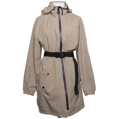 Regnfrakke (Beige) fra Fransa Polyester