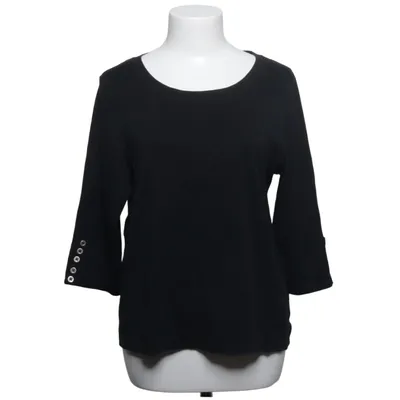 Langærmet t-shirt (Sort) fra Basic U Bomuld