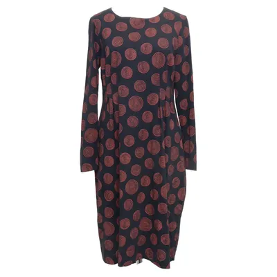 Klänning (Svart, Röd) från Jordnära Bomull