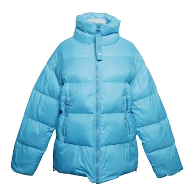 Down jacket (Turquoise) from Hetregó Down, Feather, Polyamide