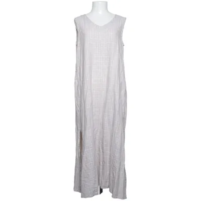 Jurk (Beige, Wit) van Rinascimento Katoen, Linnen
