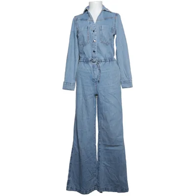Jumpsuit (Blue) from Zara Cotton, Lyocell