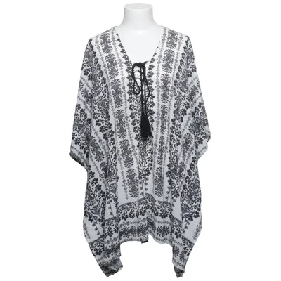 Top (Zwart, Wit) van Mat. Polyester