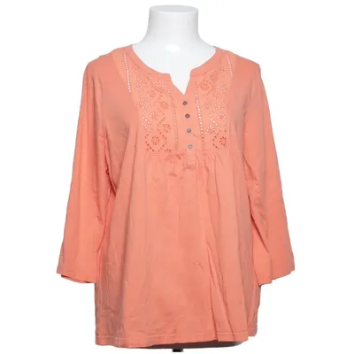 Blus (Orange) från Mia Linea Bomull, Polyester, Viskos