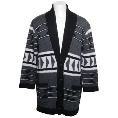 Cardigan (Noir, Gris, Blanc) de Zoul Acrylique, Laine d'alpaga