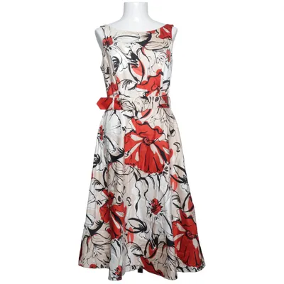 Cocktailjurk (Beige, Rood, Zwart, Wit) van Collection Debenhams Katoen, Elastaan, Polyester