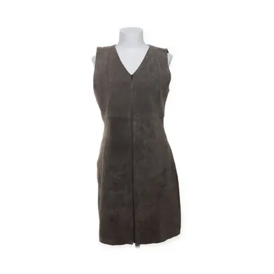Leren jurk (Grijs) van ZE-ZE Casual Leer, Nylon