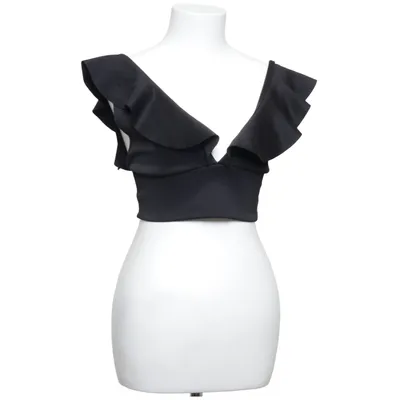 Crop top (CROP FRILL TOP) från NLY One Elastan, Polyester