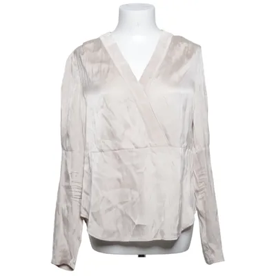 Blus (Beige) från SAND Copenhagen Elastan, Silke, Viskos