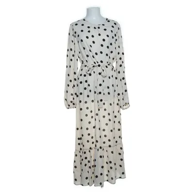 Maxi jurk (Beige, Zwart) van Holly & Whyte by Lindex Viscose