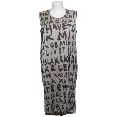 Dress (Beige, Black) from Acne Cotton, Cupro, Polyester
